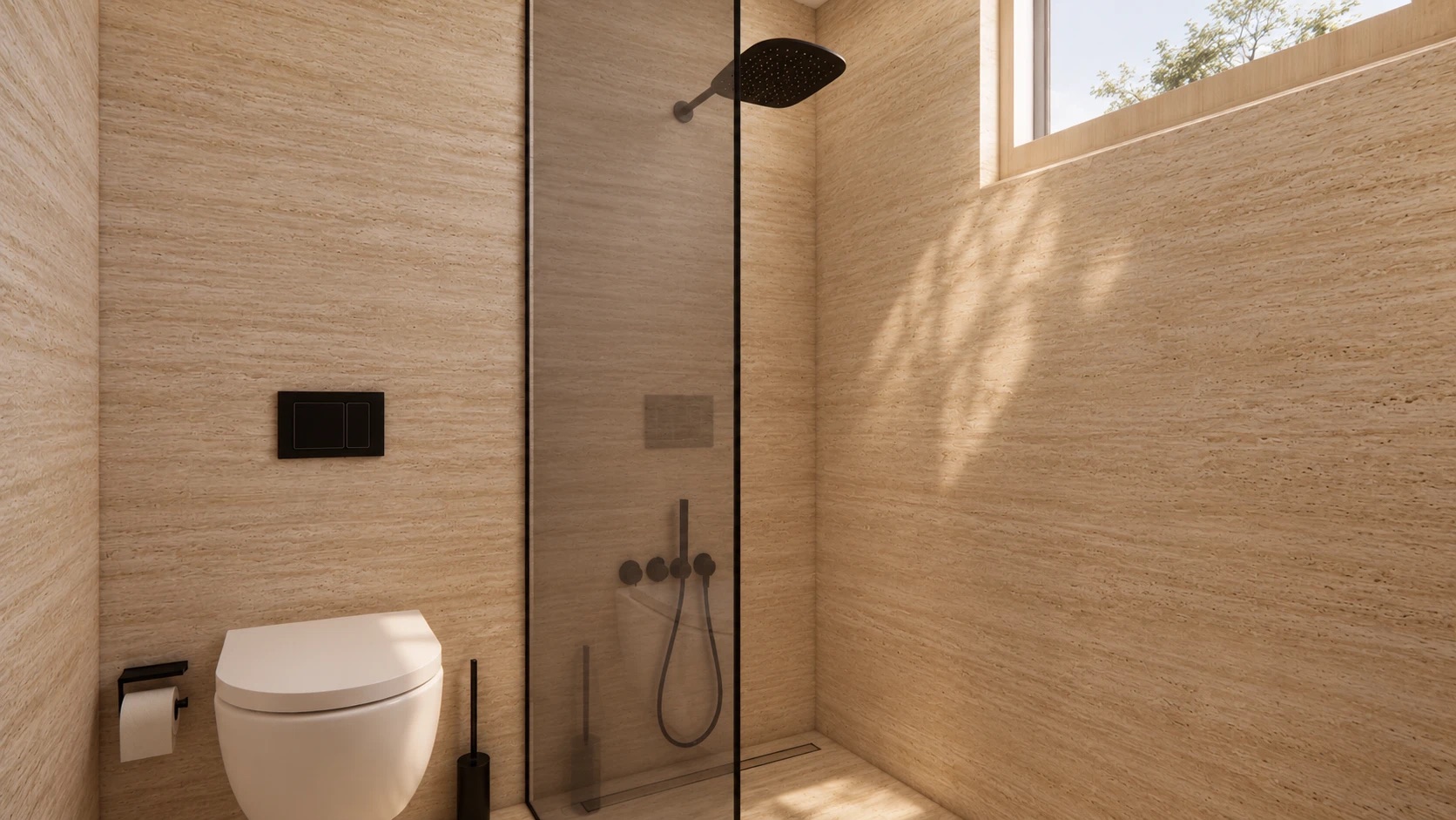 Rain shower & concealed mixer